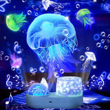 Ocean wave projector filling a room with light