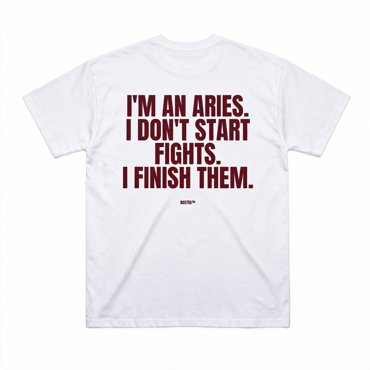 I'm An Aries. I Don't Start Fights. I Finish Them.