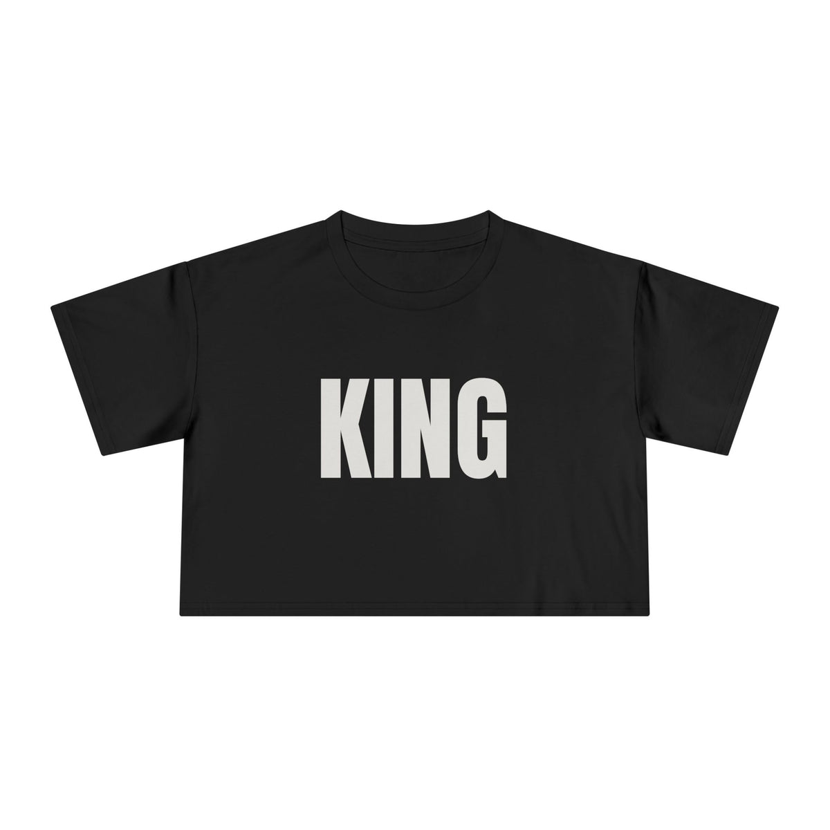 “King” Cropped Tee (Women)