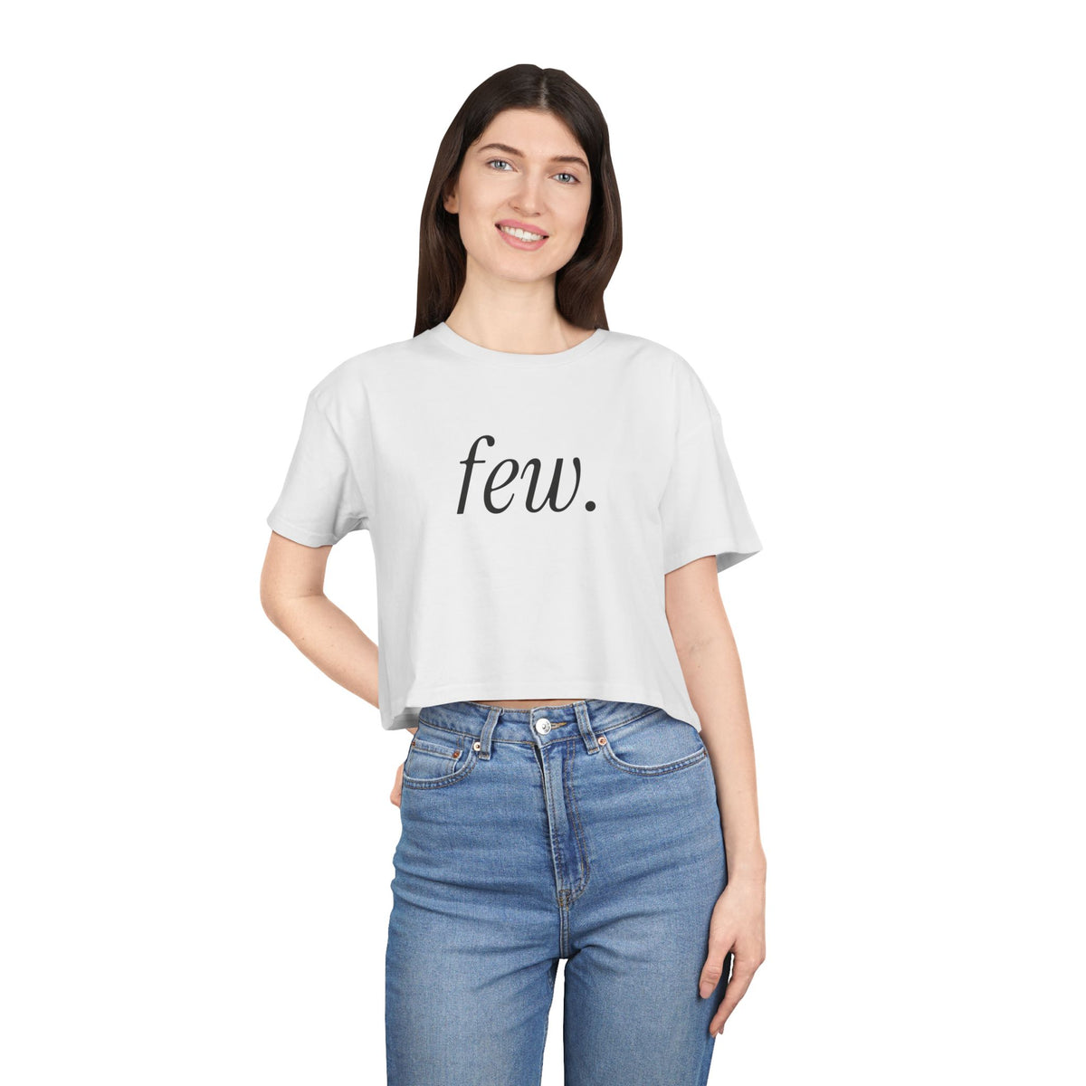 “Few.” Cropped Tee (Women) — Serif