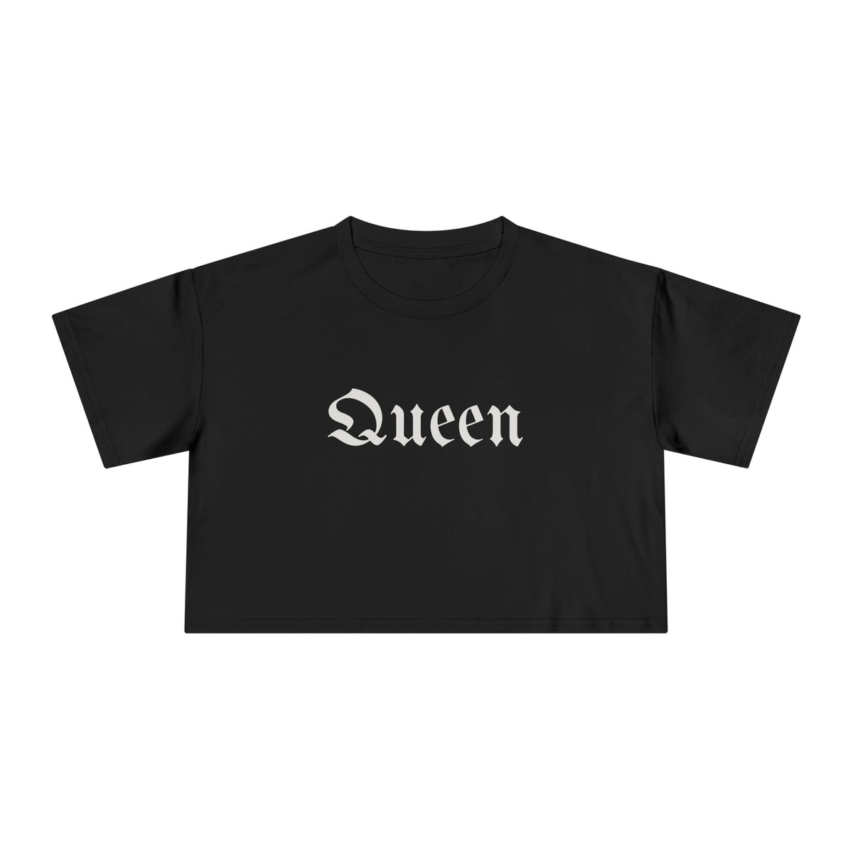 “Queen” Cropped Tee (Women)