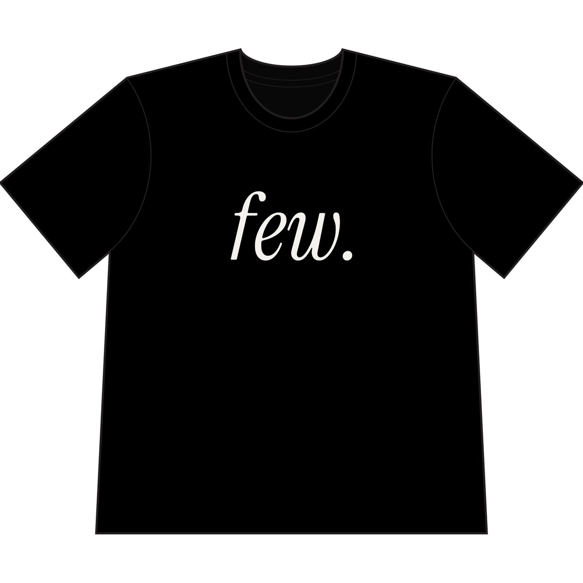 “Few.” Cropped Tee (Men) — Serif