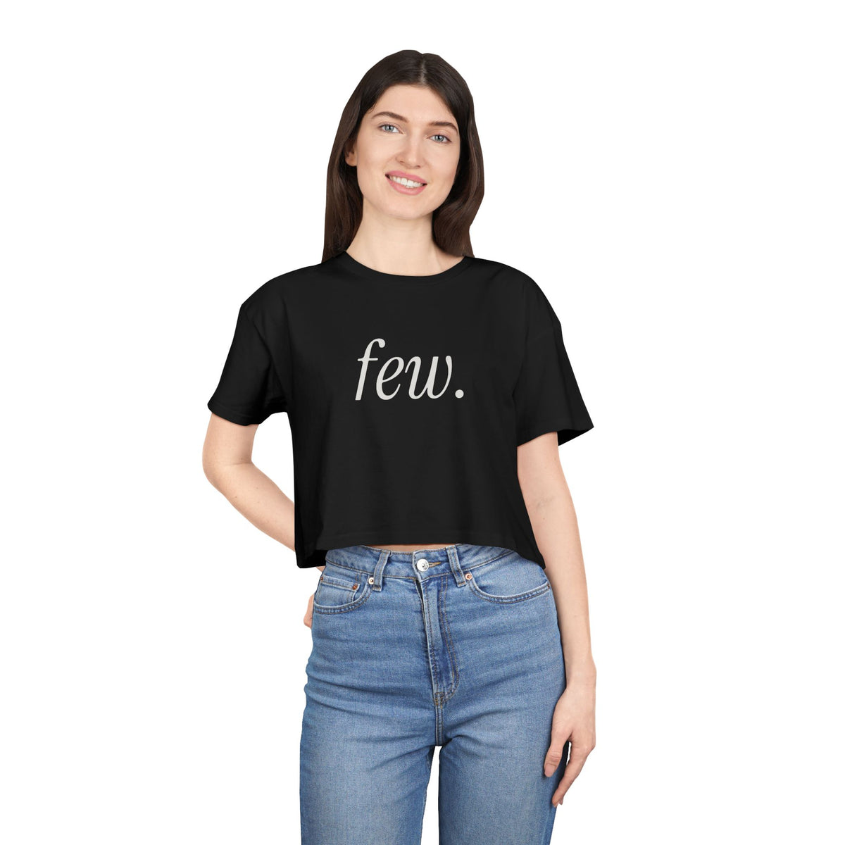 “Few.” Cropped Tee (Women) — Serif