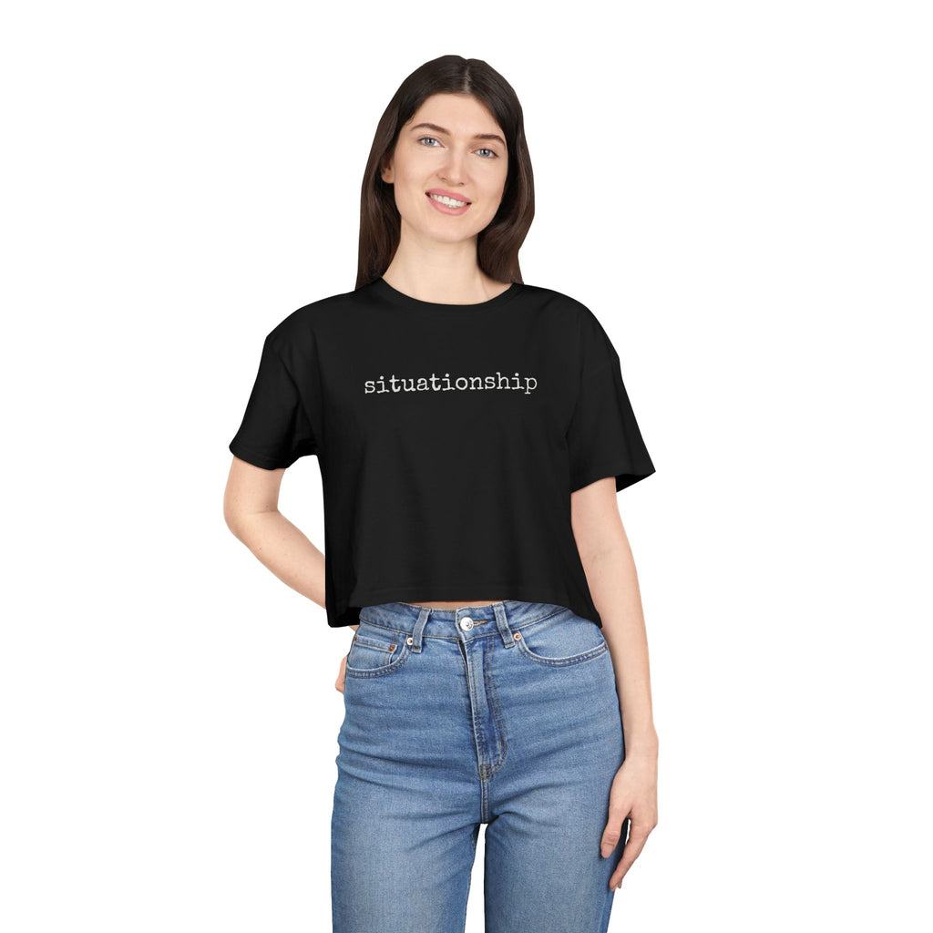 “Situationship” Cropped Tee (Women)