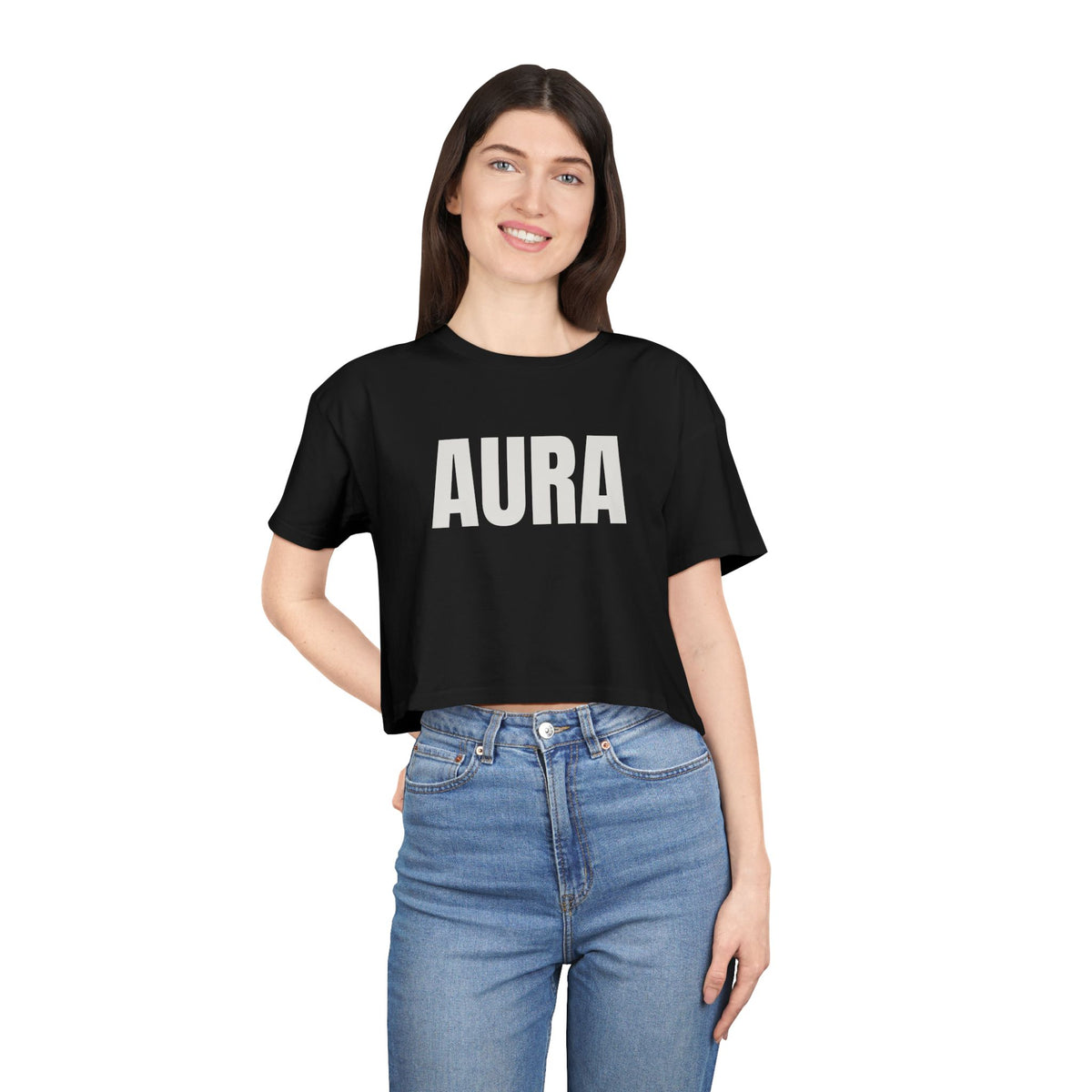 “Aura” Cropped Tee (Women)