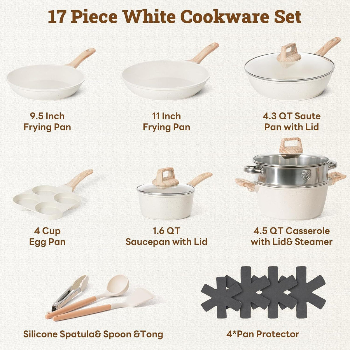 Best-selling Non-stick Mica Stone Cookware