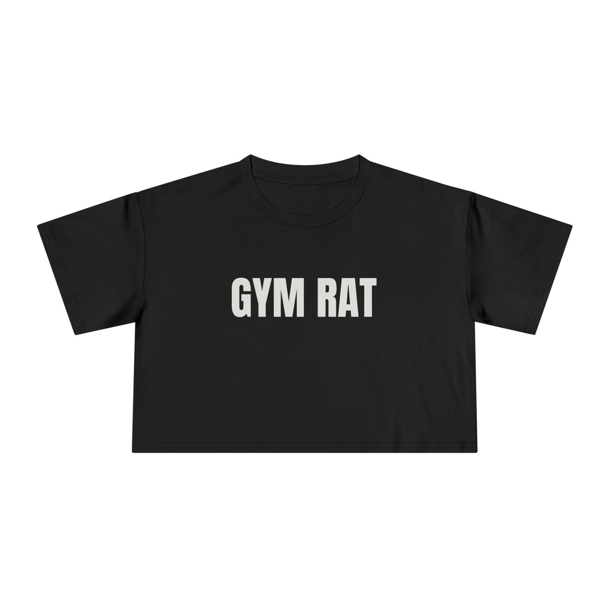 “Gym rat” Cropped Tee (Women)
