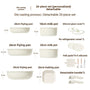 20 pieces / Cream speckle