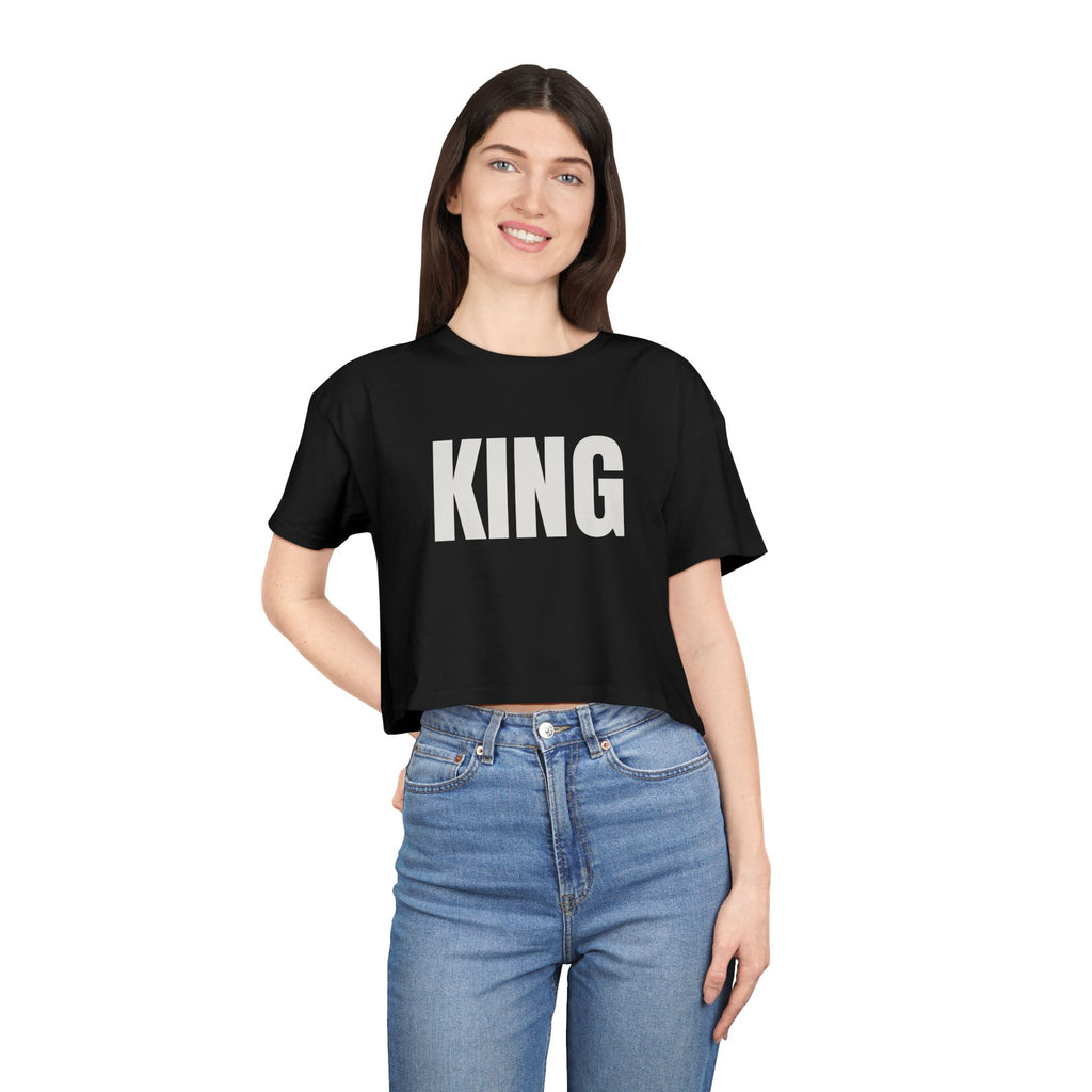 “King” Cropped Tee (Women)