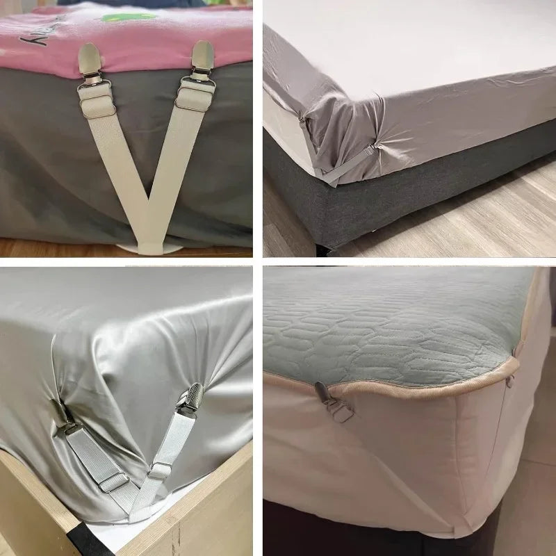 Adjustable Bed Sheet Straps