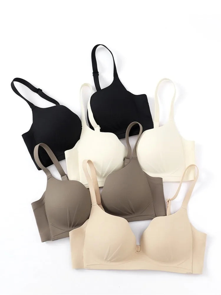 YUQI Women's Seamless Wireless Jelly Bra