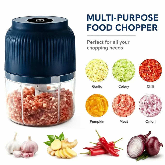 Mini Wireless Electric Vegetable Chopper