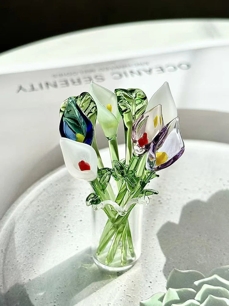 Handcrafted Mini Glass Calla Lily 1