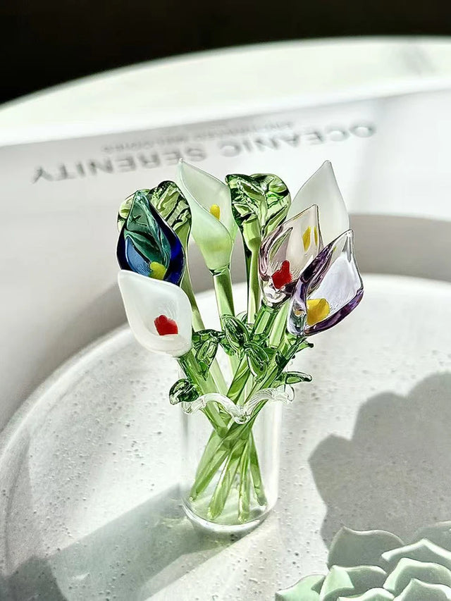 Handcrafted Mini Glass Calla Lily 1