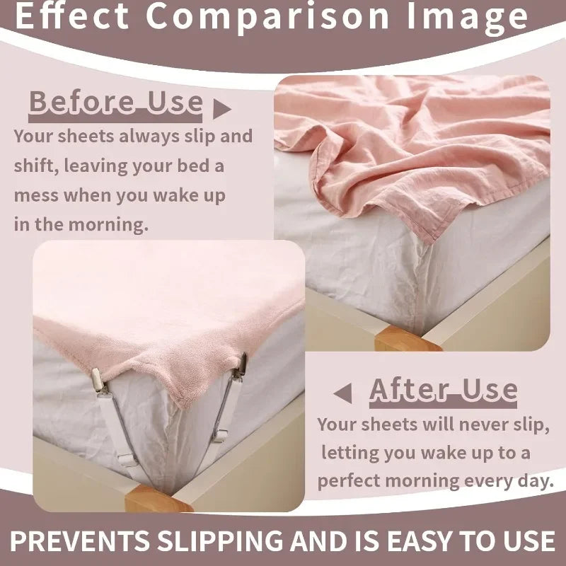 Elastic Bedding Clips