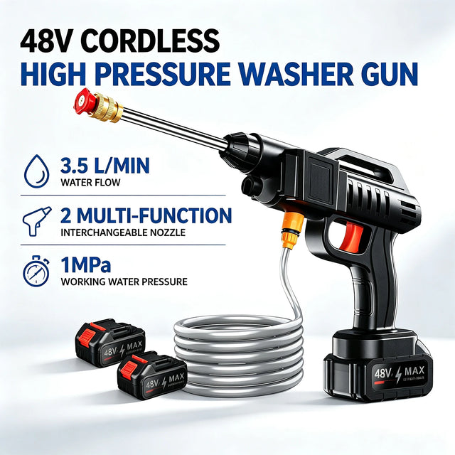 Cordless High Pressure Washer Gun