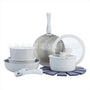 Detachable 15-piece set white