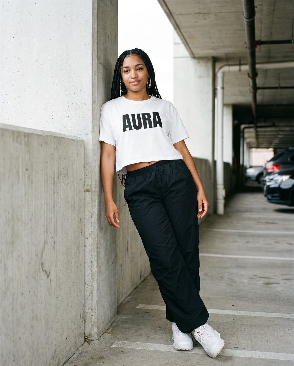 aura crop-women worn