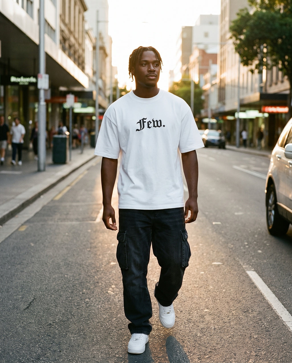 few-black oversized worn