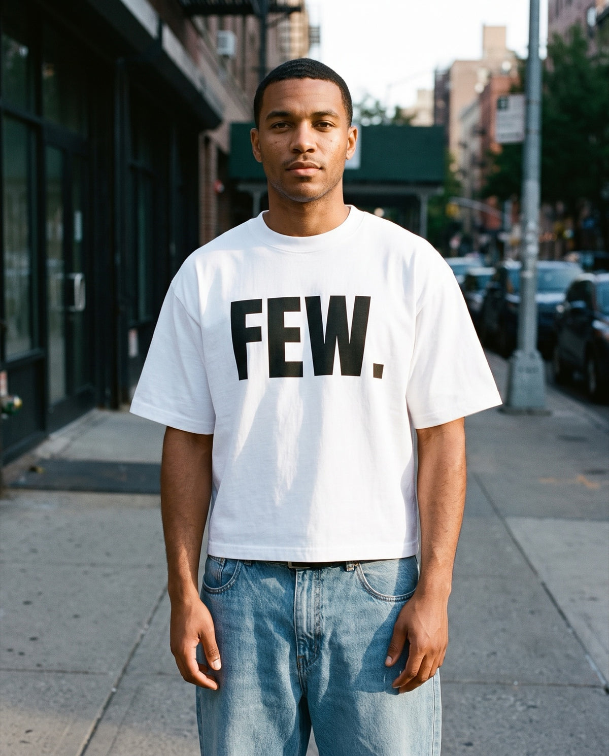 few crop-men worn