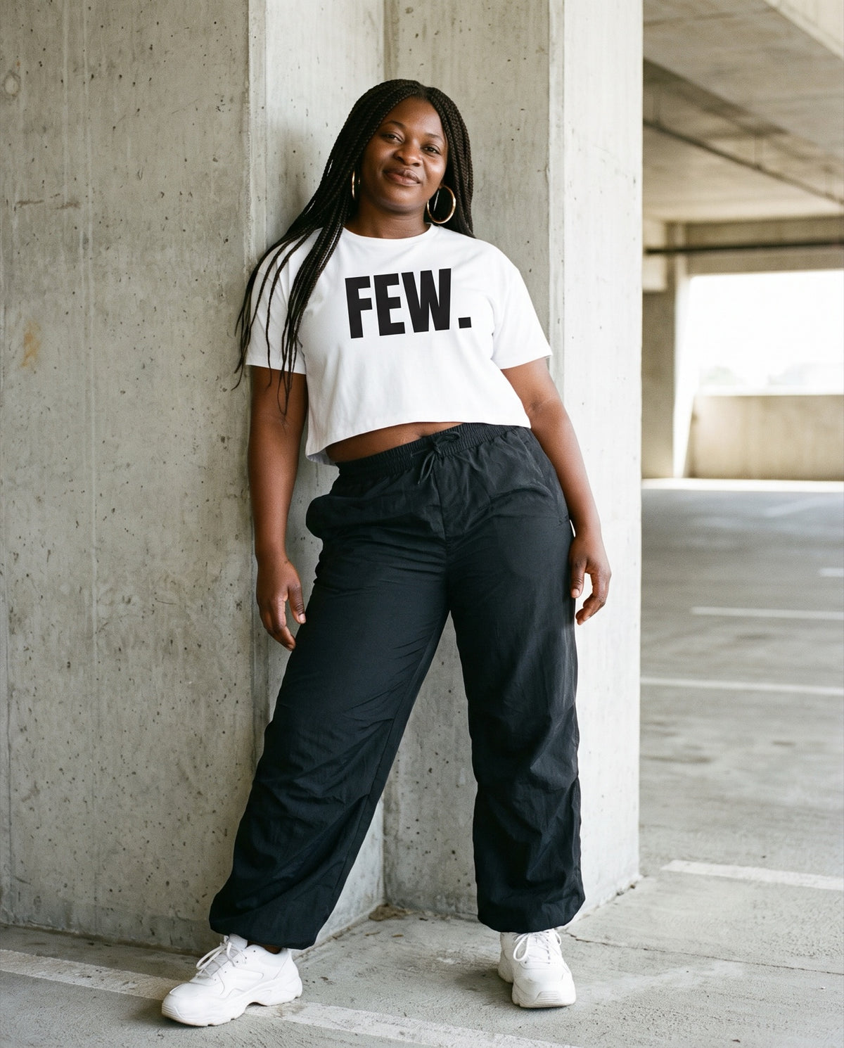 few crop-women worn