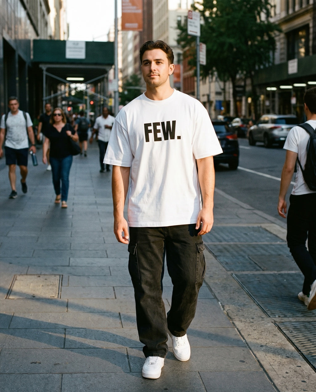 few oversized worn
