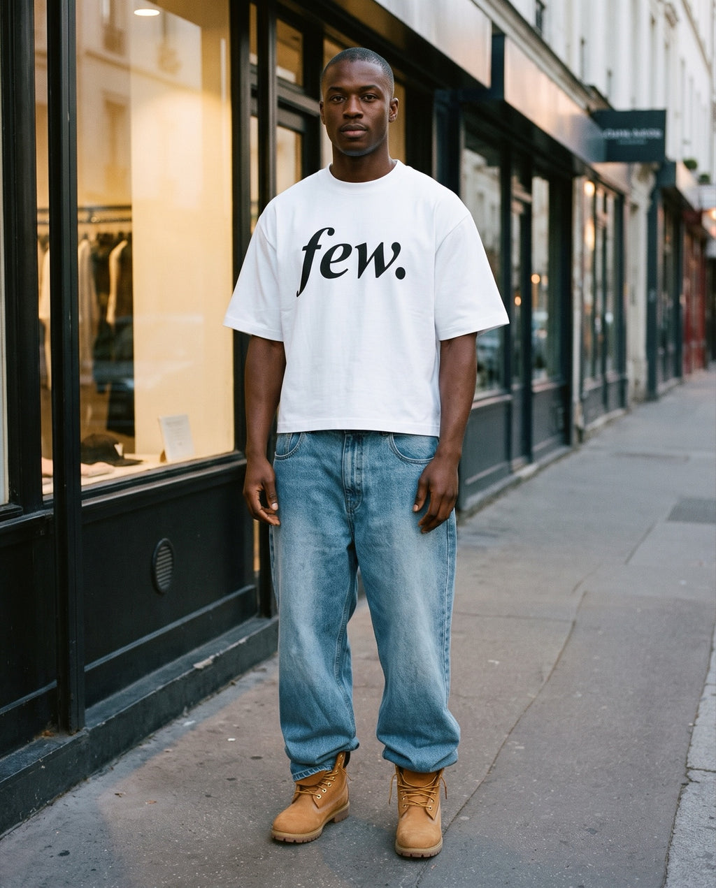 few-serif crop-men worn