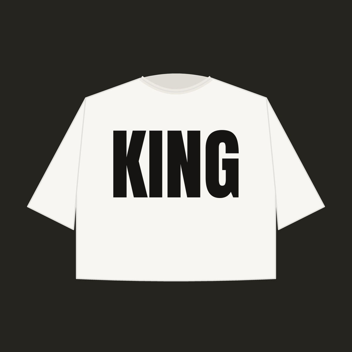 king crop-men worn