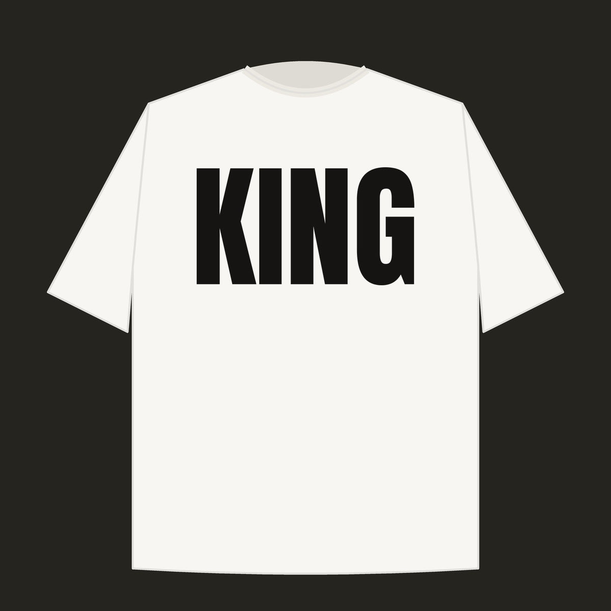 king oversized worn