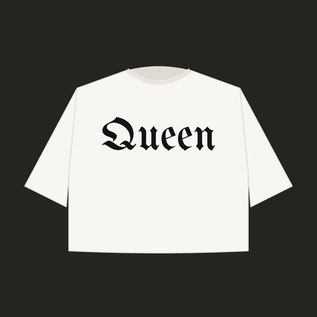 queen crop-men worn