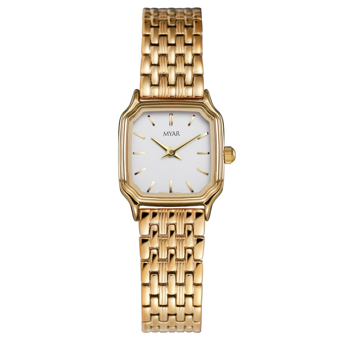White dial, front view
