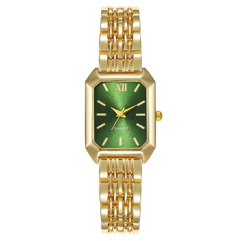 Green dial, front view